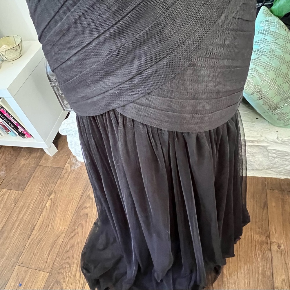 Vera Wang Black Strapless Evening Gown Dress Women’s Size 4 NWT - Picture 12 of 16